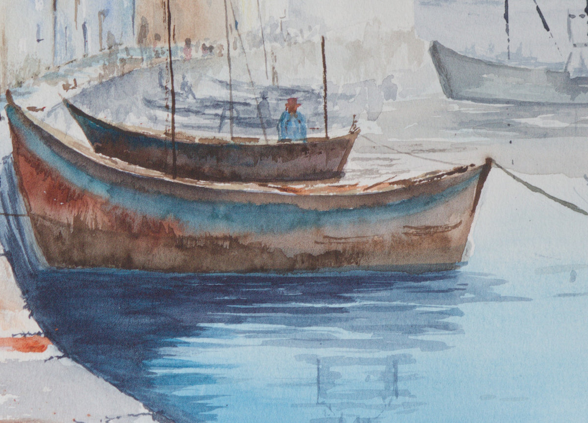 Matin sur le port