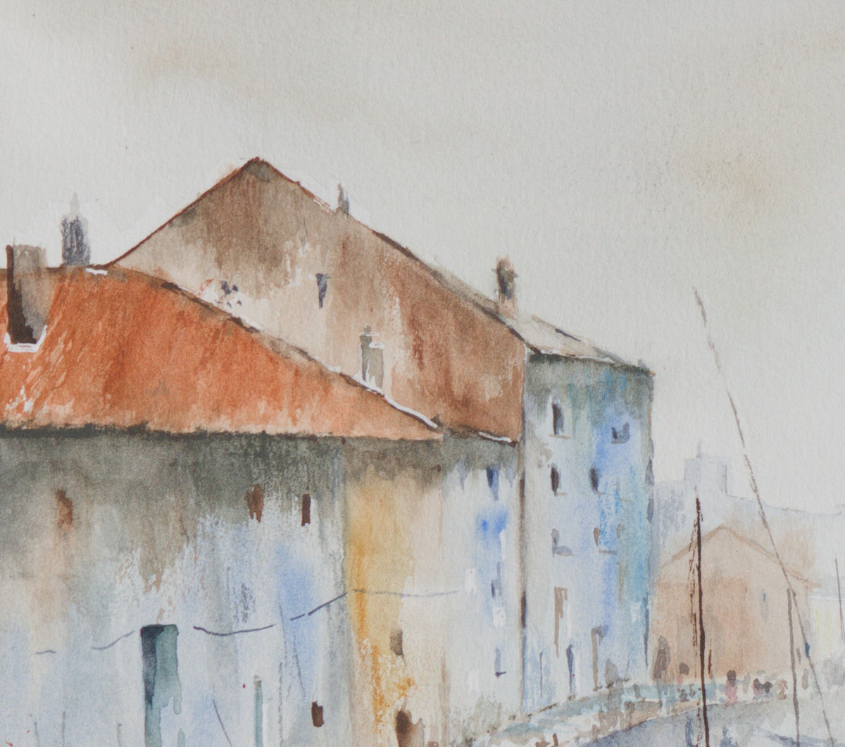 Matin sur le port